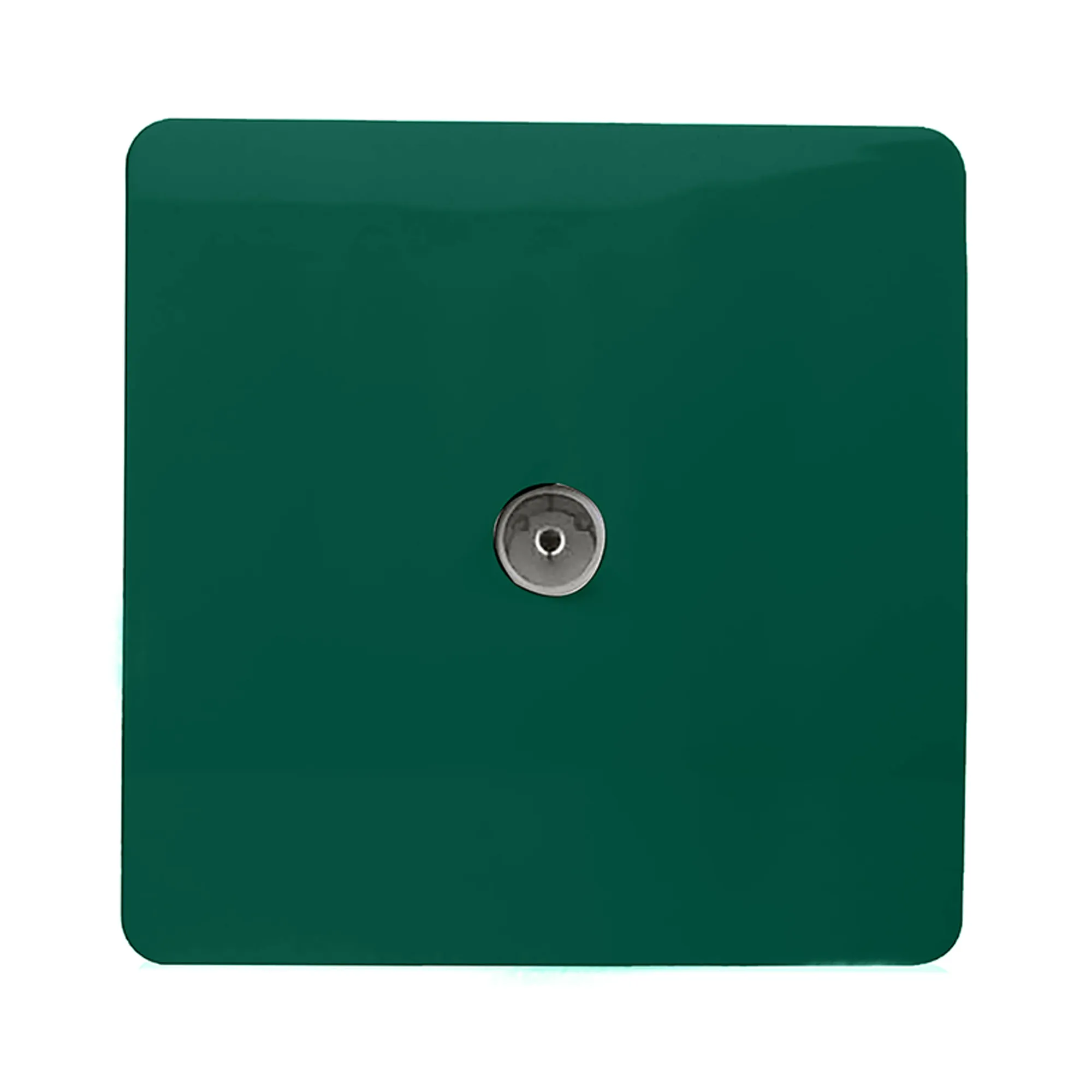 ART-TVSDG  TV Co-Axial 1 Gang Dark Green